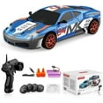 thumbnail image 1 of ATJIA 1:24 Scale RC Drift Car 2.4GHz 4WD Remote Control Car 30KM/H High Speed Model Vehicle Drifting Tire Racing Sport Toy, 1 of 9
