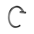 thumbnail image 1 of ATJIA 10mm Stainless Steel Fake Nose Ring Hoop Septum Rings C Clip Lip Ring Earring Fake Nose Piercing Women Body Jewelry Non-Pierced, 1 of 25