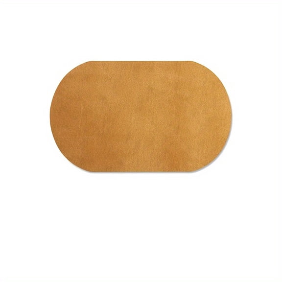 ATJIA 2Pcs Sew-On Fabric Oval Elbow Knee Patches Sweater Trousers Repair Patches Craft Sewing Appliques
