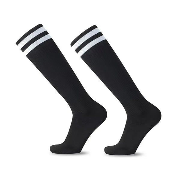ATJIA 4 Pairs Soccer Socks Youth Knee Socks Unisex Anti-slip Breathable Toddler Knee Socks for Adult Children Kids