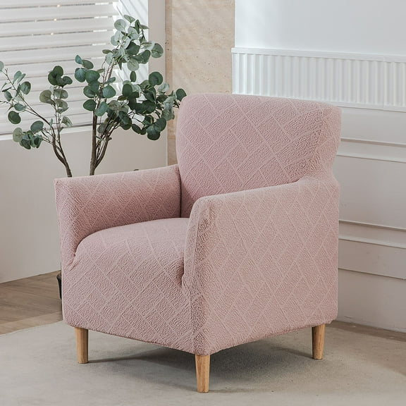 ATJIA Armchair Slipcover Accent Chair Covers with Arms Soft Chair Slipcovers for Living Room Armchair (1-Piece )