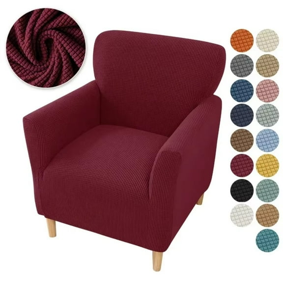 ATJIA Armchair Slipcover Chair Cover Stretch Spandex Club 1 Piece Sofa Armchair Covers Elastic Single Couch Covers