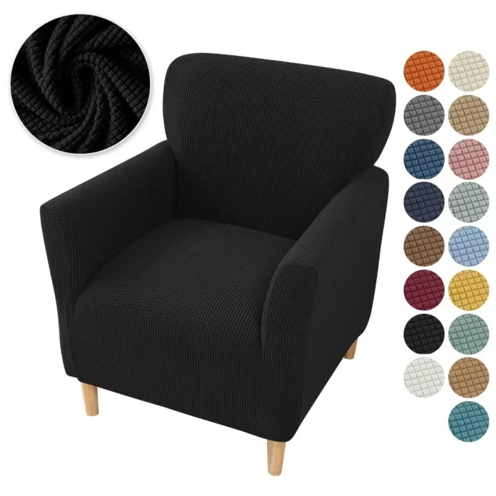 ATJIA Armchair Slipcover Chair Cover Stretch Spandex Club 1 Piece Sofa Armchair Covers Elastic Single Couch Covers