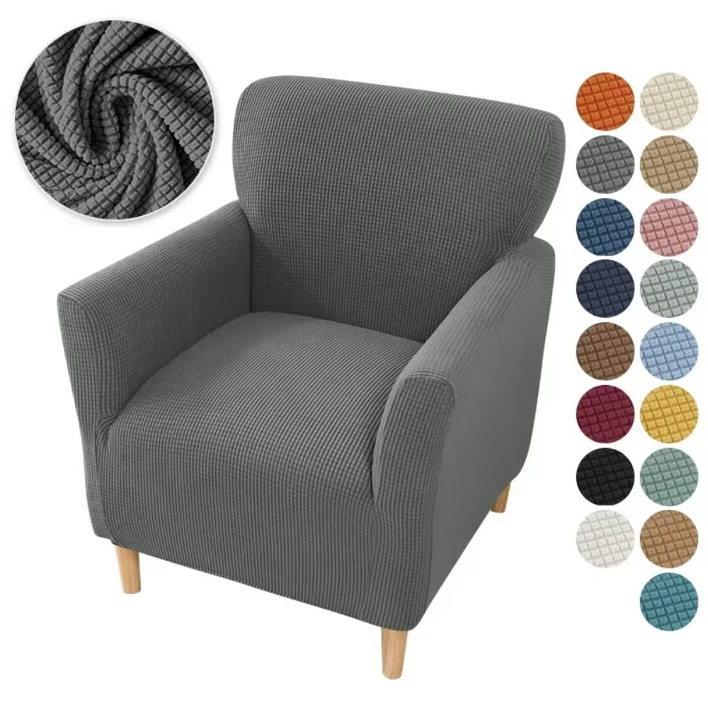 ATJIA Armchair Slipcover Chair Cover Stretch Spandex Club 1 Piece Sofa Armchair Covers Elastic Single Couch Covers