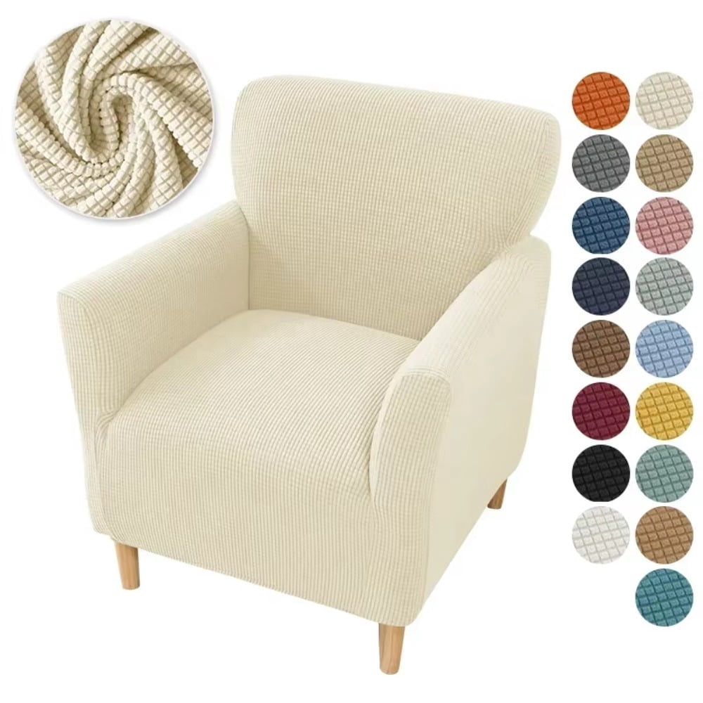 ATJIA Armchair Slipcover Chair Cover Stretch Spandex Club 1 Piece Sofa Armchair Covers Elastic Single Couch Covers