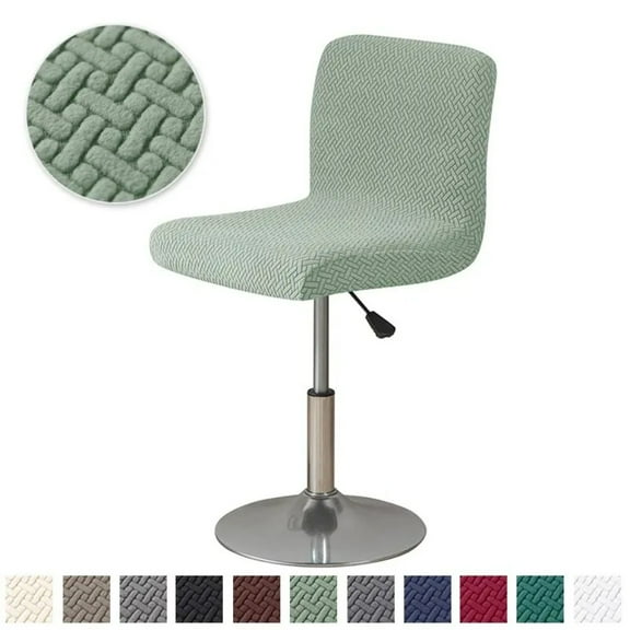 ATJIA Bar Stool Covers with Backs Stretch Bar Stool Chair Covers Jacquard Bar Stool Covers Washable Bar Chair Covers