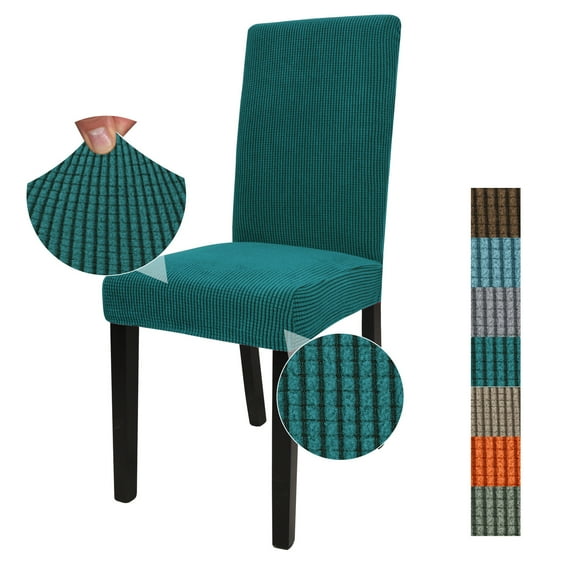ATJIA Chair Covers Stretch Dining Room Chair Covers Jacquard Parson Chair Slipcover Dining Chair Slipcovers for Dining Room