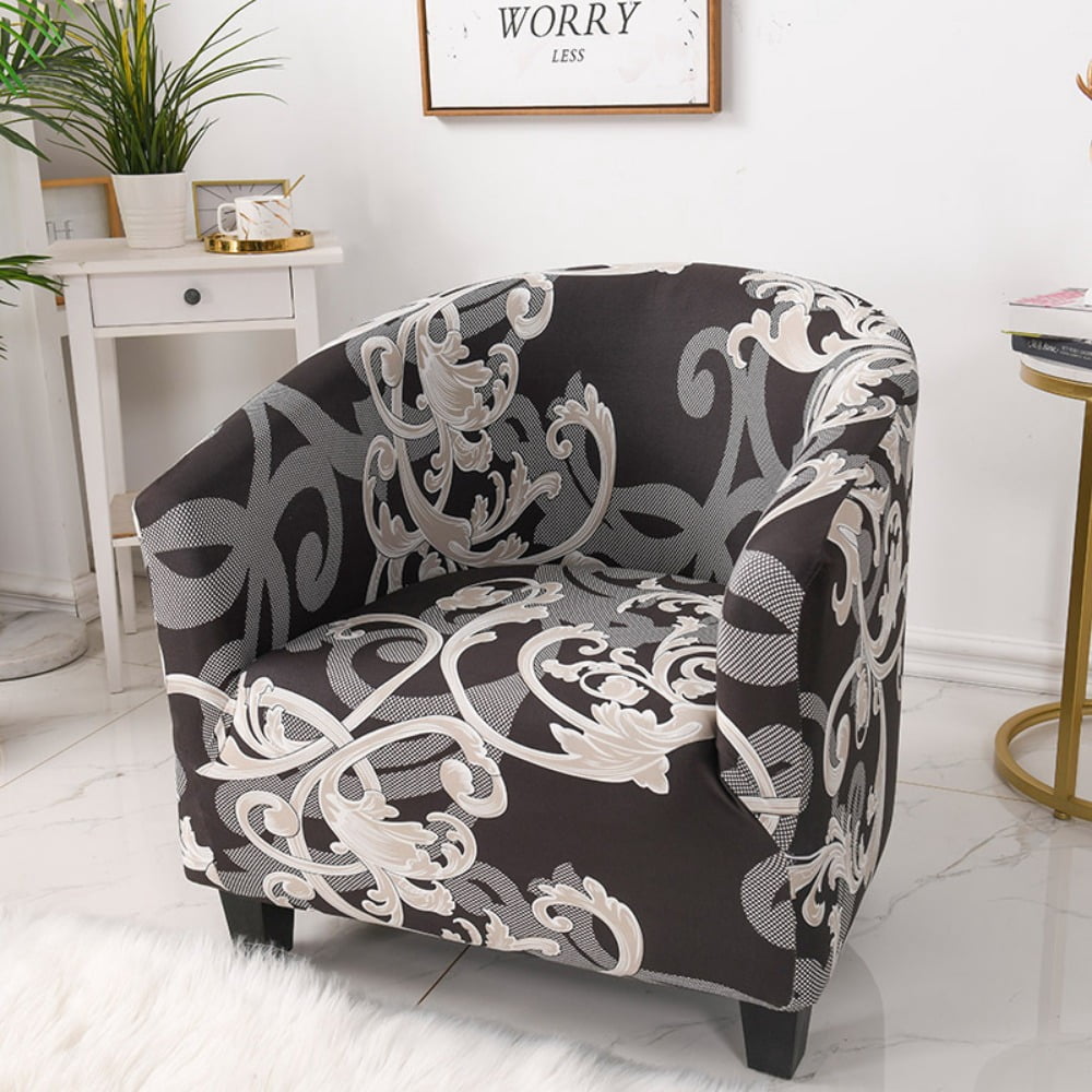 ATJIA Club Chair Slipcover Tub Chair Cover Stretch Armchair Covers Sofa ...