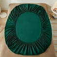 thumbnail image 1 of ATJIA Cotton Fitted Sheet with Elastic Bands Non Slip Adjustable Mattress Covers for Single Double King Queen Bed140/160/200cm, 1 of 7
