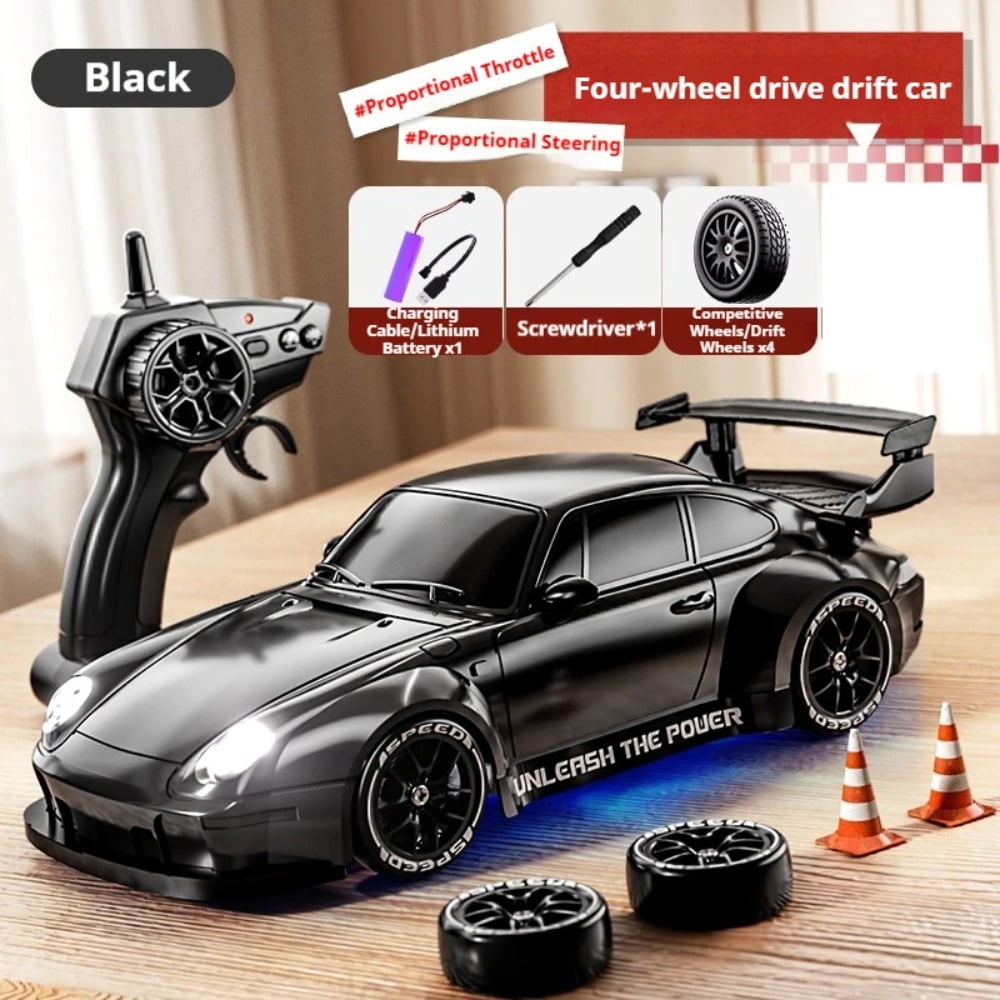 ATJIA RC Drift Car 1:24 Scale Remote Control Car 2.4GHz 4WD 20KM/H High Speed RC Cars with LED Light