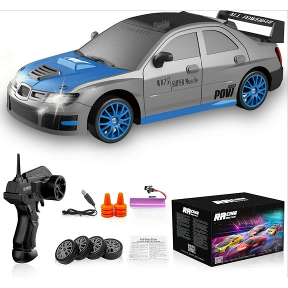 ATJIA Remote Control Car RC Drift Car 2.4GHz 1:24 Scale 4WD 15KM/H High Speed Drifting Tire Racing Sport Toy Car