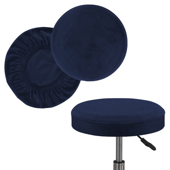 ATJIA Round Stool Cover Bar Stool Covers With Elastic Bands Slipcover Washable Stool Cushion Covers( 2/4/6 Pack)