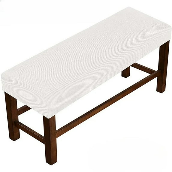 ATJIA Stretch Dining Bench Cover Removable Bench Slipcover Rectangle Bench Cover for Dining Room Living Room
