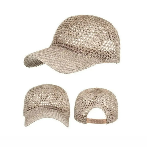 ATJIA Summer Mesh Baseball Cap for Women Adjustable Breathable Caps Men's Hat Quick Dry Hats Casual Trucker Hat