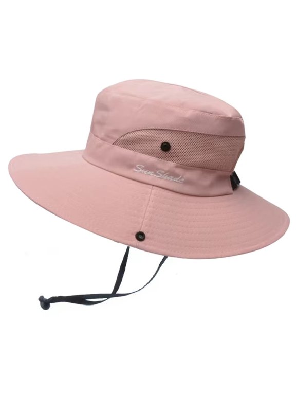Summer Outdoor Bucket Hiking Hat Fishman Caps UV Protection Wide Brim Bucket Hat for Men Women Climbing Hiking Fishing Beach Cap