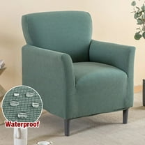 ATJIA Waterproof Accent Chair Cover with Arms Stretch Jacquard Single Sofa Armchair Slipcovers Soft Couch Cover