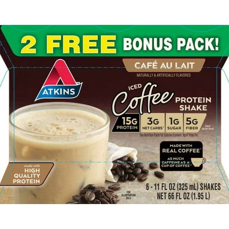 ATK 15g Ready-To-Drink 6pk-11oz Cafe au Lait