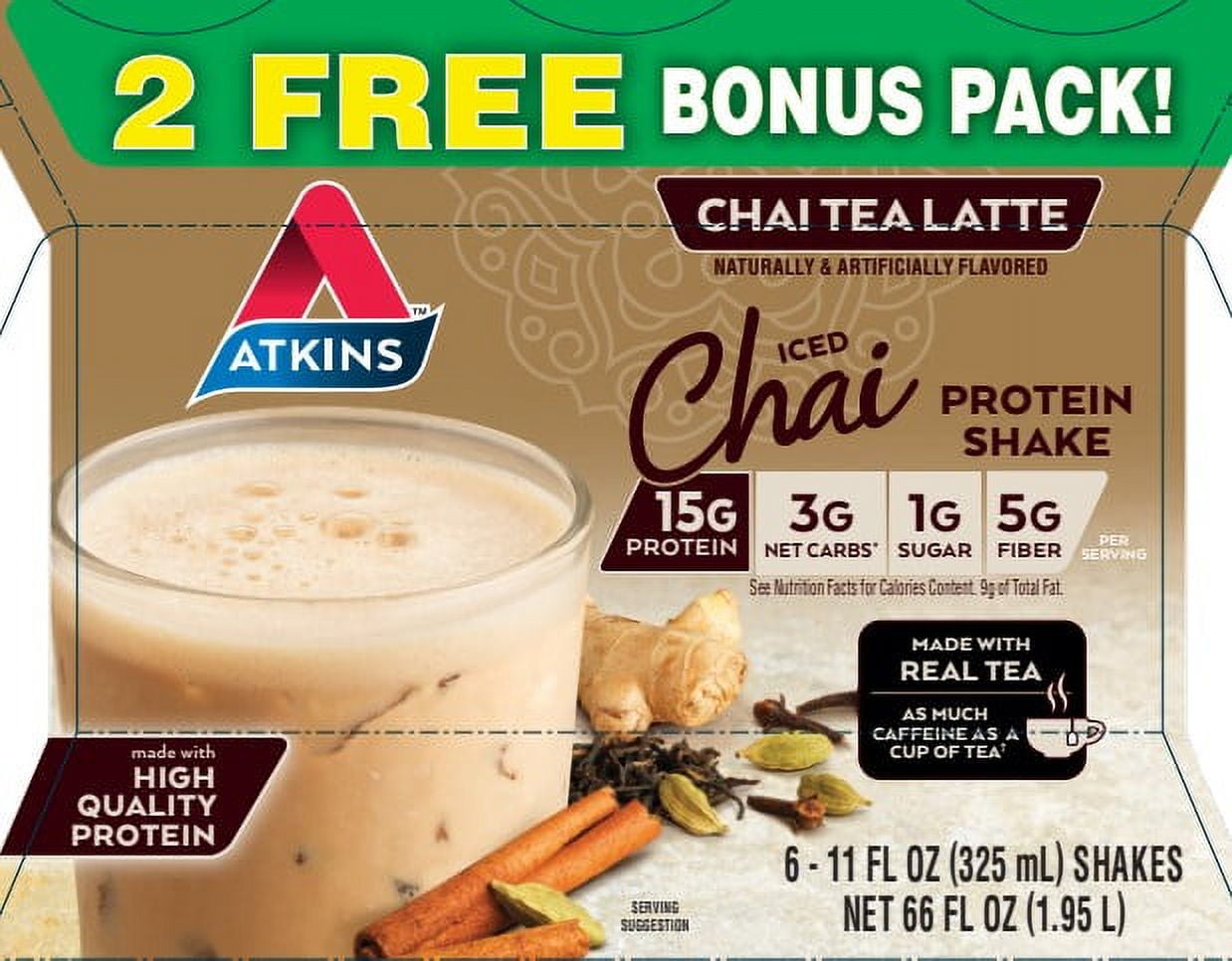 ATK 15g Ready-To-Drink 6pk-11oz Chai Tea Latte