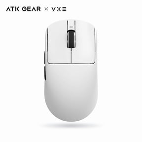 ATK VXE R1 SE+ Gaming Mouse, High-Precision PAW3395 SE Sensor,18000 DPI, 55g Lightweight, Tri-Mode 2.4G/BT5.0/USB-C, Laptops/PC/Mac