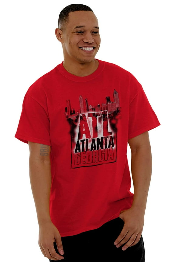 ATL Atlanta Georgia GA Hometown Pride Men's Graphic T Shirt Tees Brisco Brands L