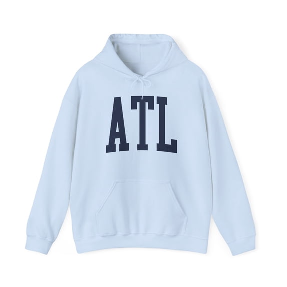 ATL Atlanta Georgia Moving Away Vacation Hoodie, Gifts, Hooded Sweatshirt