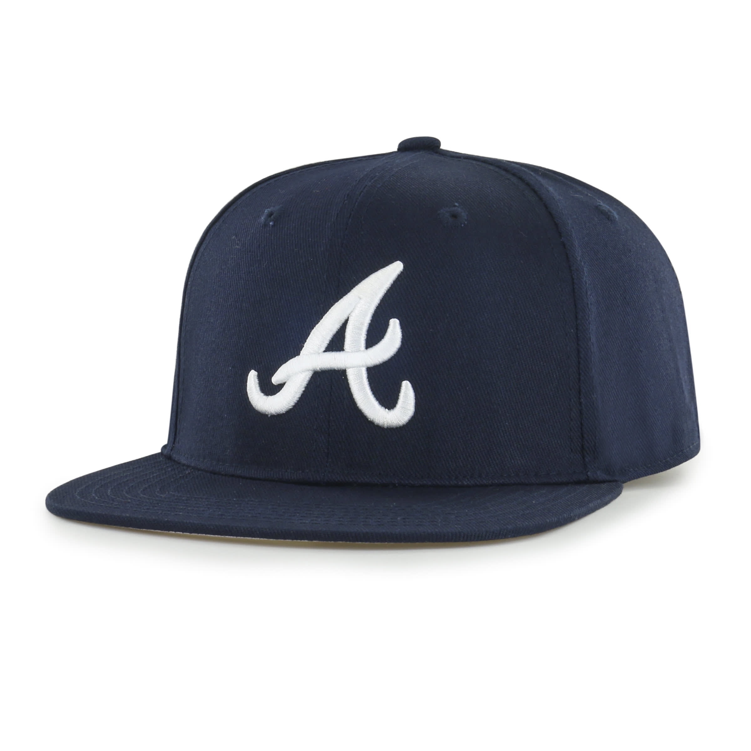 MLB Atlanta Braves Primary Team Color Flat Bill Snap Back Hat