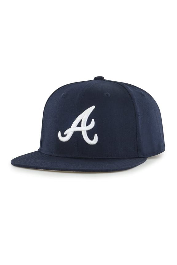 MLB Atlanta Braves Primary Team Color Flat Bill Snap Back Hat