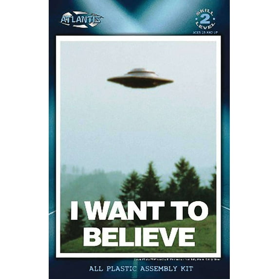 ATLANTIS TOY & HOBBY INC. "I Want To Believe" Billy Meier UFO 5" with Light Model, AAN1008