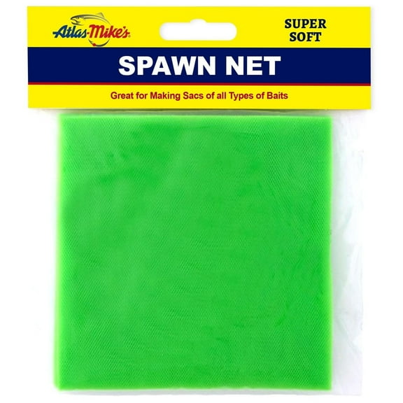 ATLAS SPAWN NET 3" X 3" Ideal for Bait Sacs  Salmon Eggs, Liver, Soft & Cut...