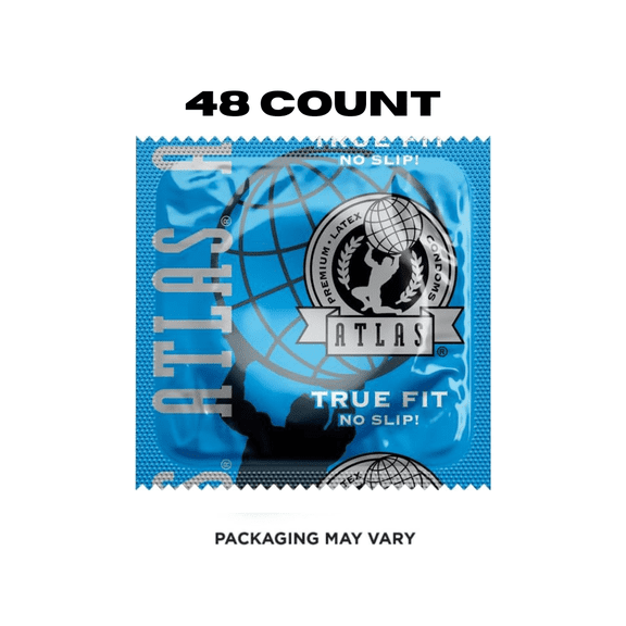 ATLAS True Fit Condoms, 48 Pack