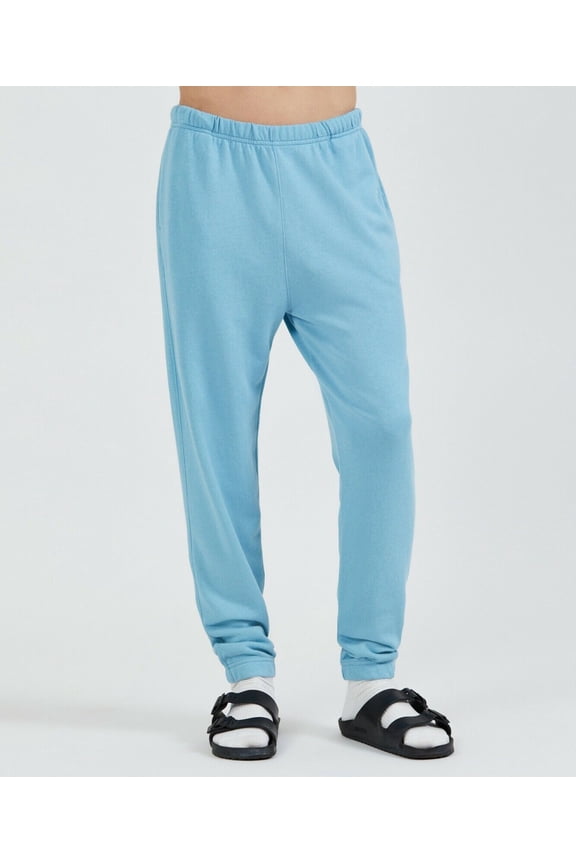 Anthony Thomas Melillo French Terry Pull-on Pants in Ocean Blue-2XL