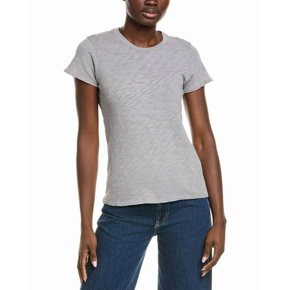 ATM Anthony Thomas Melillo womens  Slub Jersey Shirt, m, Gray