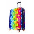 thumbnail image 1 of ATM Luggage Multi 3-D Rainbow Four Wheels Carry Handle 30" Hardside Spinner, 1 of 9