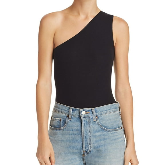 ATM Womens Melillo Thong Bodysuit Jumpsuit, Black, Large