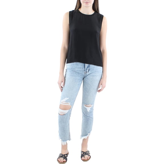 ATM Womens Silk Sleeveless Tank Top