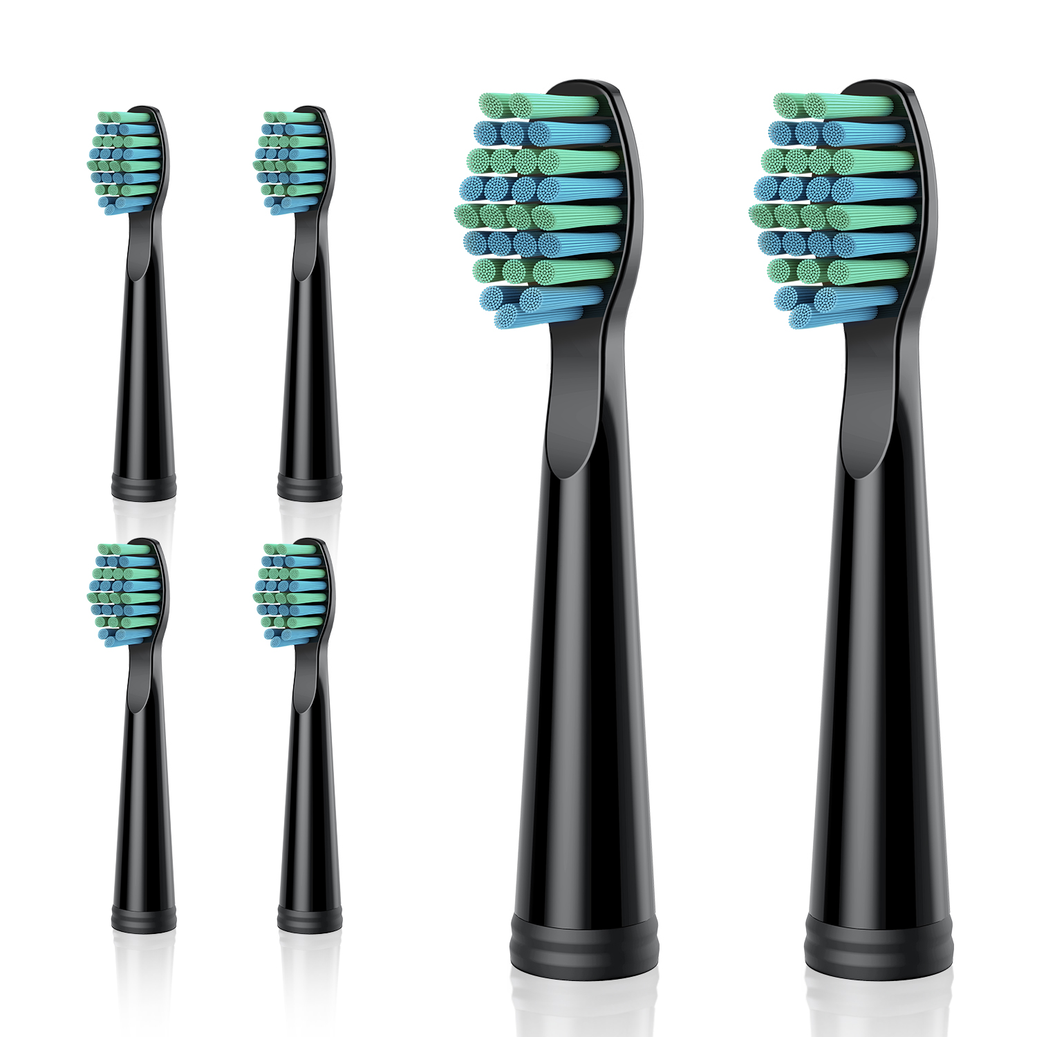ATMOKO Pack of 6 Electric Toothbrush Replacement Heads, Easy Clean, Gum
