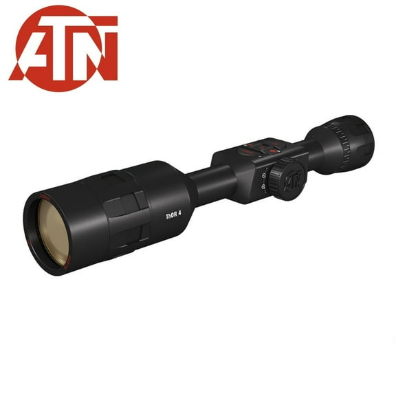 ATN ThOR 4 640x480, 4-40x, Thermal Rifle Scope with Ultra Sensitive Next Gen Sensor, WiFi, Image Stabilization, Range Finder, Ballistic Calculator and IOS and Android Apps