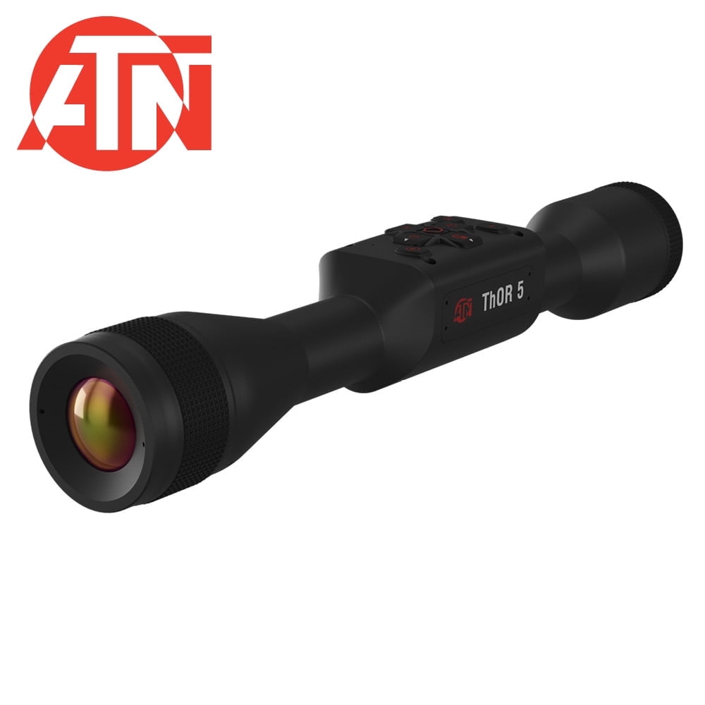 ATN Thor 5 3-24x 640x480 12 Micron Smart HD Thermal Rifle Scope, 30mm Tube w/ Ge