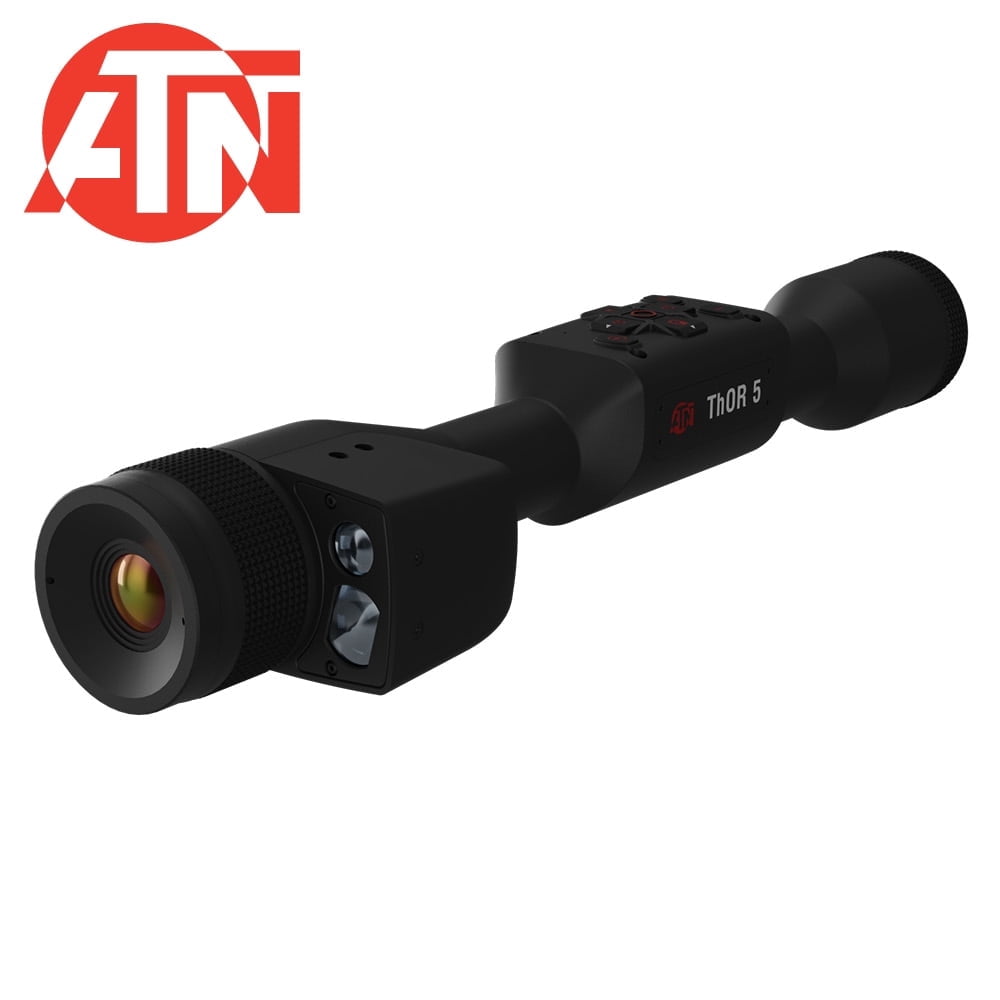 ATN ThOR 5 Smart HD Thermal Scope with Rangefinder 320x240 Resolution 3-12x Matte Black