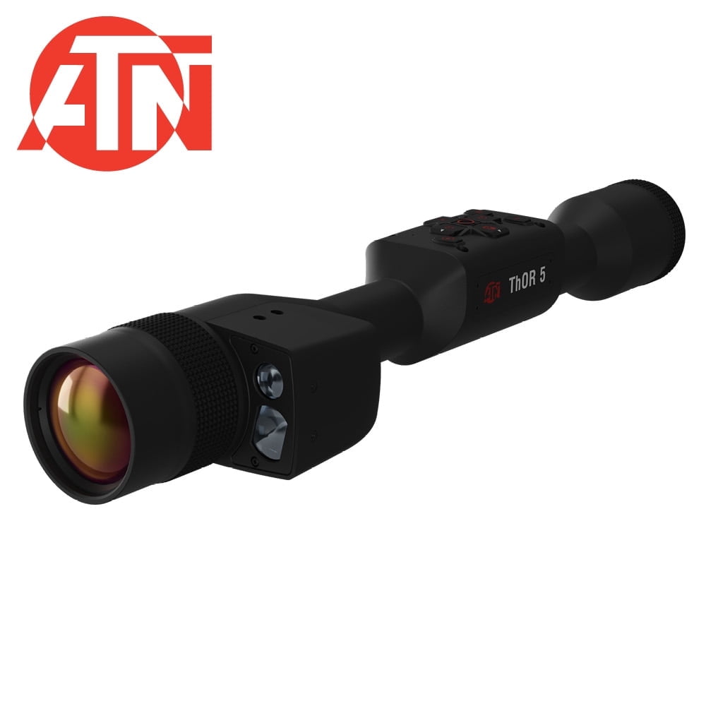 ATN Thor 5 LRF 4-32x 640x480 12 Micron Smart HD Thermal Rifle Scope, 30mm Tube w