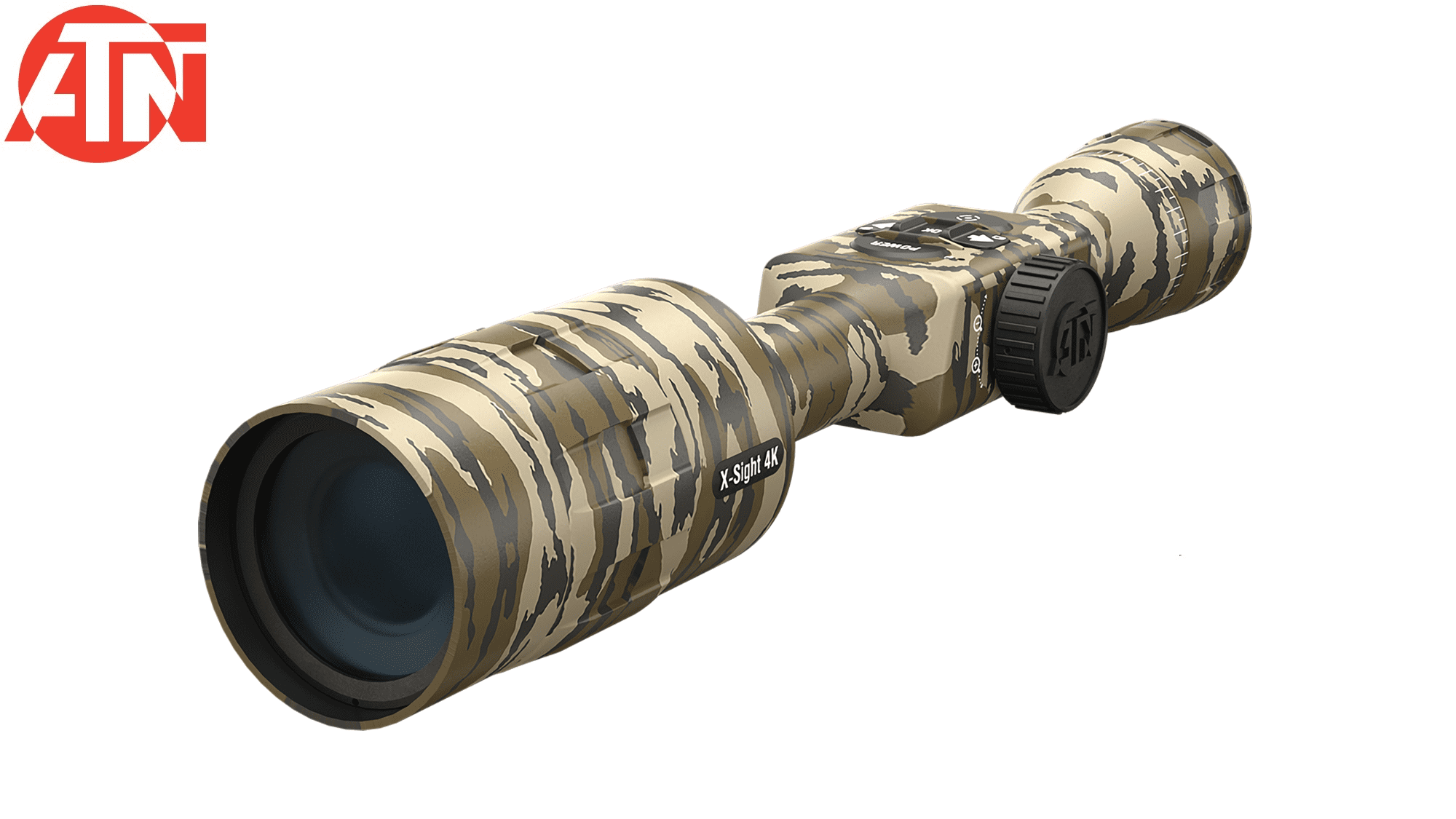 ATN X-Sight-4K 5-20x Pro Edition Smart Day/Night Hunting Rifle Scope, Mossy Oak