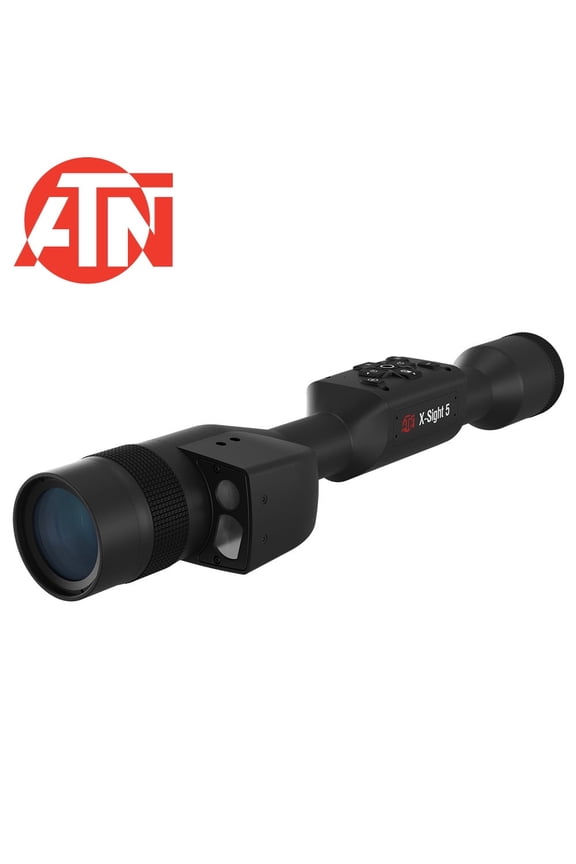 X-Sight 5 LRF 3-15x UHD Smart Day/Night Hunting Rifle Scope, 30mm Tube w/ Ge
