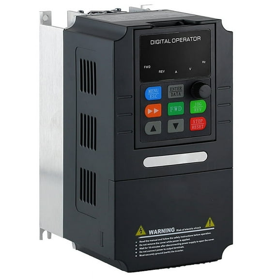 ATO 1 hp 0.75 kW 3.8A VFD Variable Frequency Drive, 3 Phase 380V Input to 3-Phase Output VFD forAC Spindle Motor Speed Control