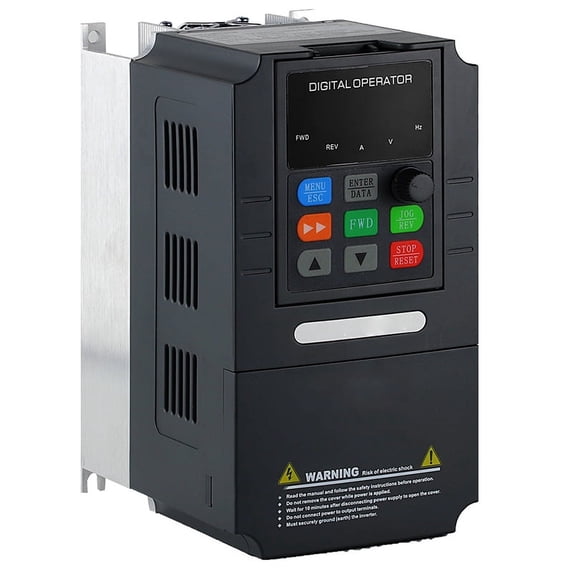 ATO 1 hp 0.75 kW 3.8A VFD Variable Frequency Drive, 3 Phase 415V Input to 3-Phase Output VFD forAC Spindle Motor Speed Control
