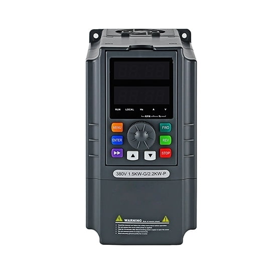 ATO 1HP 0.75KW 2.5A VFD Variable Frequency Drive, Single Phase 220V Input 3 Phase 380V Output VFD for Motor Speed Control