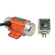 ATO 20W 12V 3000rpm DC Brushed Vibration Motor with Speed Controller, Shockproof Aluminum Alloy Shell