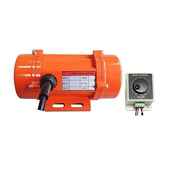 ATO 40W 24V DC Brushed Vibration Motor with Speed Controller,Shockproof Aluminum Alloy Shell