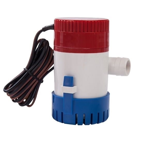 ATO Electric Bilge Pump 350GPH 12V Marine Immersible Water Pump 12V, 3/4-Inch (19mm) Interior Diameter Hose