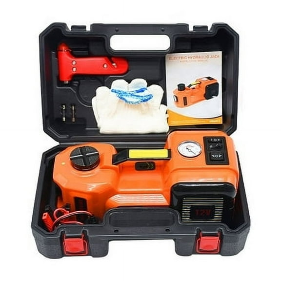 ATO Electric Car Jack 12V, 5 Ton, Electric Hydraulic Car Jack Floor Jack for Car Van Truck SUV Tire Changing and Replacing