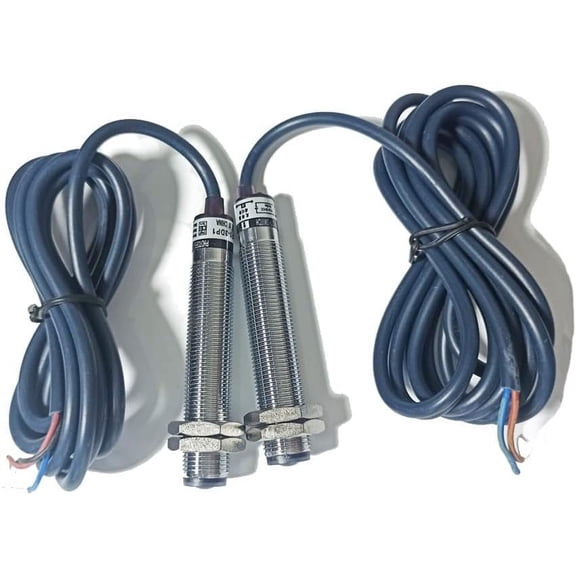 ATO Photoelectric Switch Sensor, M12 Through-Beam Reflection Optical Photoelectric Beam Sensor,NPN NO DC6-36V,Infrared light 660nm